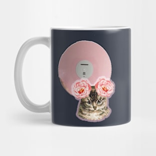 Musicly cat vintage design Mug